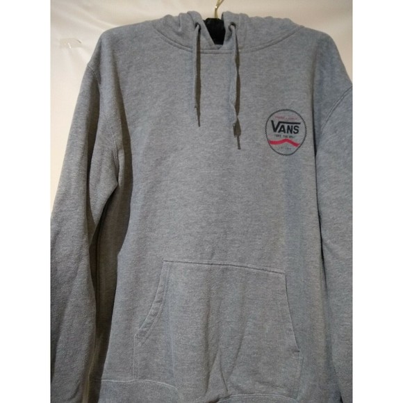 VANS Unisex Gray  Hooded Sweatshirt Size Medium (663) - Picture 12 of 12